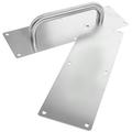 Door Push Handle Pull Plate Push-pull Stainless Steel Drawer Pulls Handles Attic Man