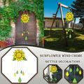 Wind Chimes Outdoors Pendent Decoration Bedroom Crafts Room Wind Sunflower Living Chime Pendant Decorations Decoration Hangs