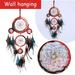 Dream Catcher Pendent Decoration Chimes Catcher Creative De Pendant Home Wall Five Ring Crafting Wind Drea Gifts Decoration Hangs