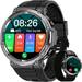 Blackview Military Smart Watch with APP IP68 Waterproof 1.39 Touch Screen Outdoor Sport Watch with 100+ Sports Modes DIY Watch Face Message Notification Bluetooth Call for Android and iPhone Black