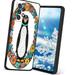 penguin-floral-animals-422 phone case for Samsung Galaxy A72 5G for Women Men Gifts Soft silicone Style Shockproof - penguin-floral-animals-422 Case for Samsung Galaxy A72 5G