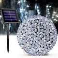 Solar String Lights Outdoor Waterproof Each 39 ft 100 LED Solar Christmas Lights 8 Modes Solar Tree Lights for Outside Patio Yard Christmas Decorations