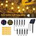 20 In 1 Solar Spot Light Outdoor Solar LED Globe Stake Light Waterproof Garden Lights Solar Powered for Yard Patio Walkway Landscape In-Ground Spike Pathway Warm light