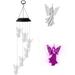 Outdoor Angel Solar Wind Chimes Light 7 Color Changing Solar Mobile Waterproof LED Wind Chimes for Home Party Yard Garden Decor