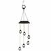 Wind Chimes Outdoors Pendent Decoration Solar Wind LED Chime Colorful Color Changing Chimes Garden Lamp Bell For Home Decor Party