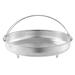 VALSEEL Kitchen Rack Multifunctional Household Stainless Steel Lifting Steam Rack Multi-purpose Draining Basket Fine Mesh Steam With Carrying Handle Function kitchen Utensils