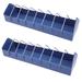 Where 2 Pcs Plastic Pigeon Cage Feeder Feeding Long Trough Pp