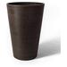 Bomrokson Valencia Round Planter Pot Indoor or Outdoor Pot Chocolate