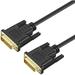 A-technology- DVI Cable 15ft Dual Link 24+1 Male to Male Digital Video Cable Gold Plated with Ferrite Core Support 2560x1600 144Hz for Gaming DVD Laptop HDTV and Projector. 15Feet