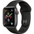 Pre-Owned Apple Watch Series 4 GPS Cellular 40mm Space Gray Aluminum - Black Sport (Fair)