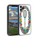 tennis-racket-floral-animals phone case for iPhone 11 Pro Max for Women Men Gifts Flexible Painting silicone Shockproof - Phone Cover for iPhone 11 Pro Max