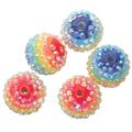 5 Pcs Dangle Earrings Crystal Beads Beads for Crafts Rainbow Diamond Ball Beads Bead Aldult Resin