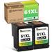 61XL Black Ink Cartridge Replacement for HP 61 XL Combo Pack for HP OfficeJet 2620 2621 4630 4635 Envy 4500