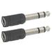 2 Pcs Guitar Box Adapter Audio Cable 6.5 to 3.5 Male 6pcs Headphone Converter Aux for Microphone 3.5mm 6.35mm Jack