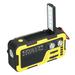 Emergency Weather Radio Portable with Solar Charging Hand Crank AM/FM/NOAA Weather Radio - yellow