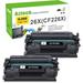 26X CF226X Toner Cartridge 2 Pack High Yield Compatible Replacement for HP 26X CF226X 26A CF226A Pro M402dn