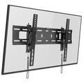 CondoMounts Advanced Tilt TV Wall Mount 4D extension | Easy Install for Metal Stud & No Stud walls | Holds 100lbs | 37-in. to 80-in. TVs | Fits upto 24 studs | Elephant Anchor kit included