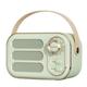 Retro Bluetooth Speaker Vintage Portable Wireless Bluetooth Speakers - green