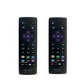 2 Pack RK-T1107 Remote Control Compatible with Sharp Hisense Insignia TCL LG ONN RCA Element Philips Sanyo Roku TVs Universal Remote Compatible with Roku Streaming Box