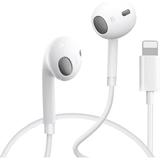 Earbuds Compatible for iPhone Headphones Wired/Lightning Earphones Noise Isolating Earphones Compatible with iPhone 14//13/12Pro/11/X//7/8 All iOS Systems(Microphone & Volume Control)