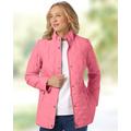 Blair Berkshire Diamond Quilted Jacket - Pink - 1X - Womens