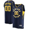 Men's Fanatics Branded Navy Indiana Pacers Fast Break Custom Replica Jersey - Icon Edition