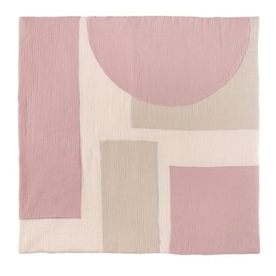 nordic coast company Krabbeldecke Musselin Altrosa Nude