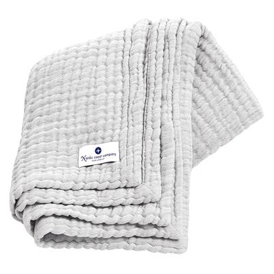 nordic coast company Baby Musselindecke L Large Grau Damen