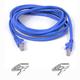 Belkin RJ45 CAT-6 Snagless STP Patch Cable 2m blue networking cable