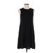 BCBGeneration Casual Dress - Mini High Neck Sleeveless: Black Print Dresses - Women's Size Small