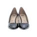 Anne Klein Heels: Black Print Shoes - Women's Size 8 - Round Toe