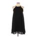 Wishlist Casual Dress - A-Line: Black Solid Dresses - Women's Size Large