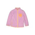 Cat & Jack Fleece Jacket: Pink Print Jackets & Outerwear - Kids Girl's Size Small