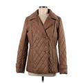 Covington Snow Jacket: Brown Print Activewear - Women's Size Medium