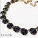 J. Crew Jewelry | J. Crew Navy Venus Fly Trap Necklace (Navy) | Color: Gold | Size: Os
