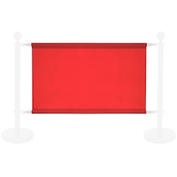 Oviala Business Rotes Tuch für Terrassenabtrennung 100x69cm Image