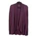 Athleta Sweaters | Athleta Purple Long Open Front Soft Cardigan Sz Xs | Color: Purple | Size: Xs