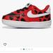 Nike Shoes | Nike Baby Boy's Force 1 Crib Shoe Se Infant 4c Lil Bugs Shoes | Color: Black/Red | Size: 4bb