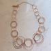 J. Crew Jewelry | Nwot J Crew Rose Gold Bubble Circle Necklace | Color: Gold/Pink | Size: 21 Inches