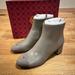 Tory Burch Shoes | New Nwt Tory Burch Shelby Bootie Dust Storm 50mm Women Shoe Taupe Gray Sz 11 | Color: Gray | Size: 11