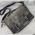 Coach Bags | Coach Briefcase Black Leather Distressed Worn Wallstreet Vintage Satchel Bag | Color: Black | Size: Os