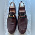 Gucci Shoes | Gucci Brixton Horsebit Leather Web Loafer Brown 9.5 Us / 9 $1000 Jordaan 1953 | Color: Brown | Size: 9.5