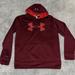 Under Armour Shirts | $85 Red Under Armour Storm 1 Hooded Hoodie Pullover Jacket Men’s Sweatshirt Md M | Color: Red | Size: M