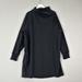 Athleta Dresses | Athleta Womens Dress 2x Black Cozy Karma Mock Neck Soft Fleece Travel Athletic | Color: Black | Size: 2x