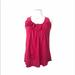 Anthropologie Tops | Anthropologie Deletta Ruffle Top Sleeveless Red Sz Xs | Color: Pink/Red | Size: Xs