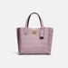 Coach Bags | Coach Embossed Croc Willow Tote 24 | Color: Purple | Size: Os