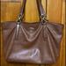 Coach Bags | Coach Leather Tote - Brown | Color: Brown/Tan | Size: Os