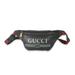 Gucci Bags | Gucci Black Grained Calfskin Logo Print Small Belt Bag | Color: Black | Size: Os