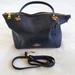 Coach Bags | Coach Handbag With Leather Strap | Color: Blue | Size: Os