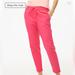 J. Crew Pants & Jumpsuits | Bright Pink J Crew Linen Blend Pants - Very Cute And Comfy! | Color: Pink | Size: 10